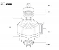 Bosch 0 601 096 003 Bl 100 Vhr Laser Level / Eu Spare Parts